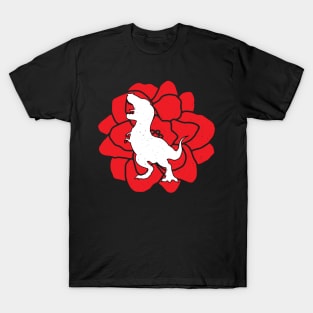 Trex flower, cute valentine's day gift 2022 T-Shirt